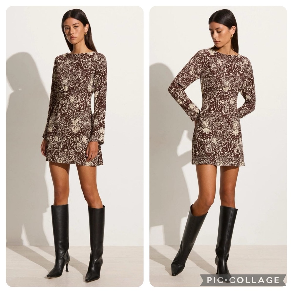 NWT Faithful the Brand Yves Mini Dress Salamanca - Picture 2 of 5